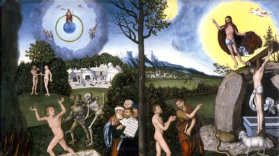 Perdition and Salvation by Lucas Cranach the Elder